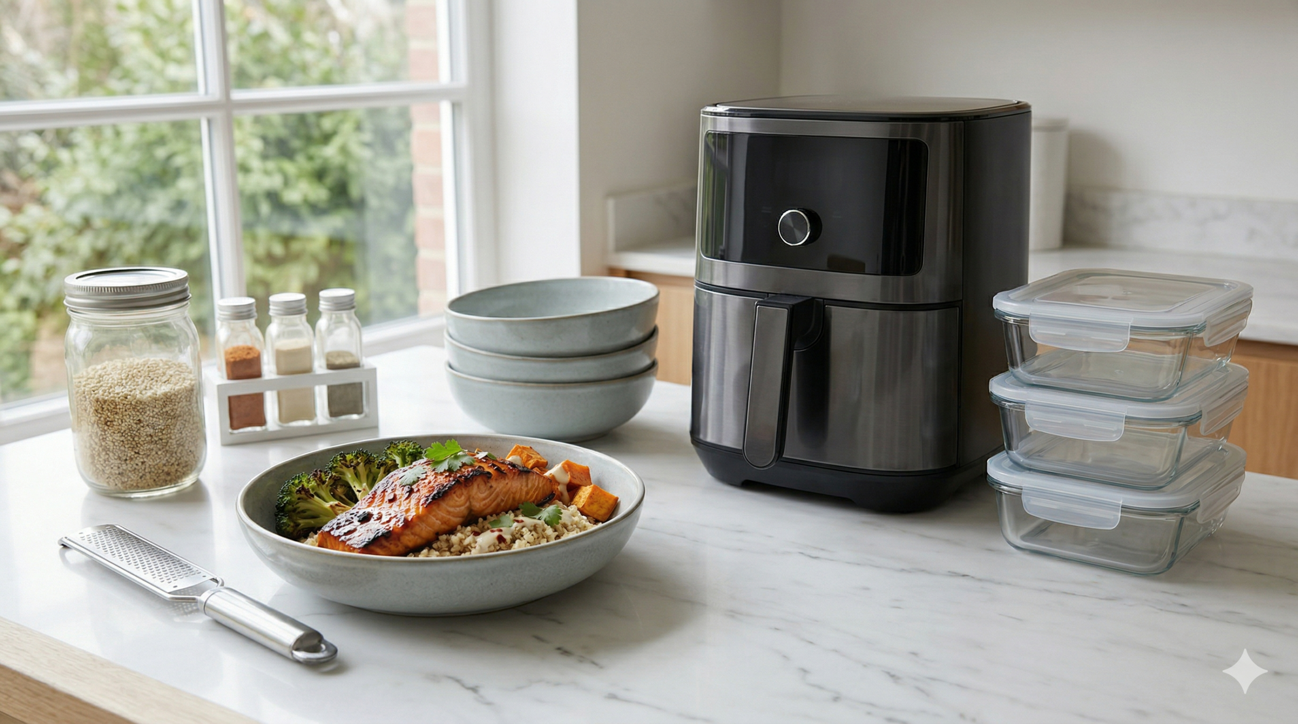 Miso-Glazed Salmon Power Bowl